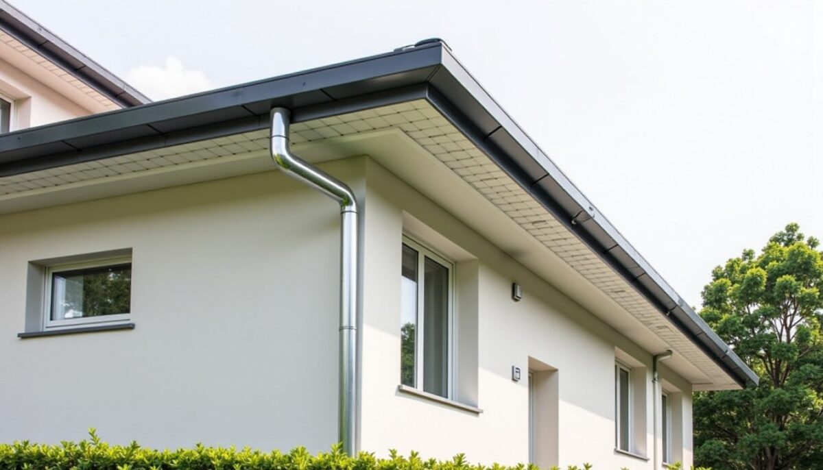 Comment choisir la couleur idéale de gouttière en aluminium pour une façade en crépi blanc ou en pierre ?