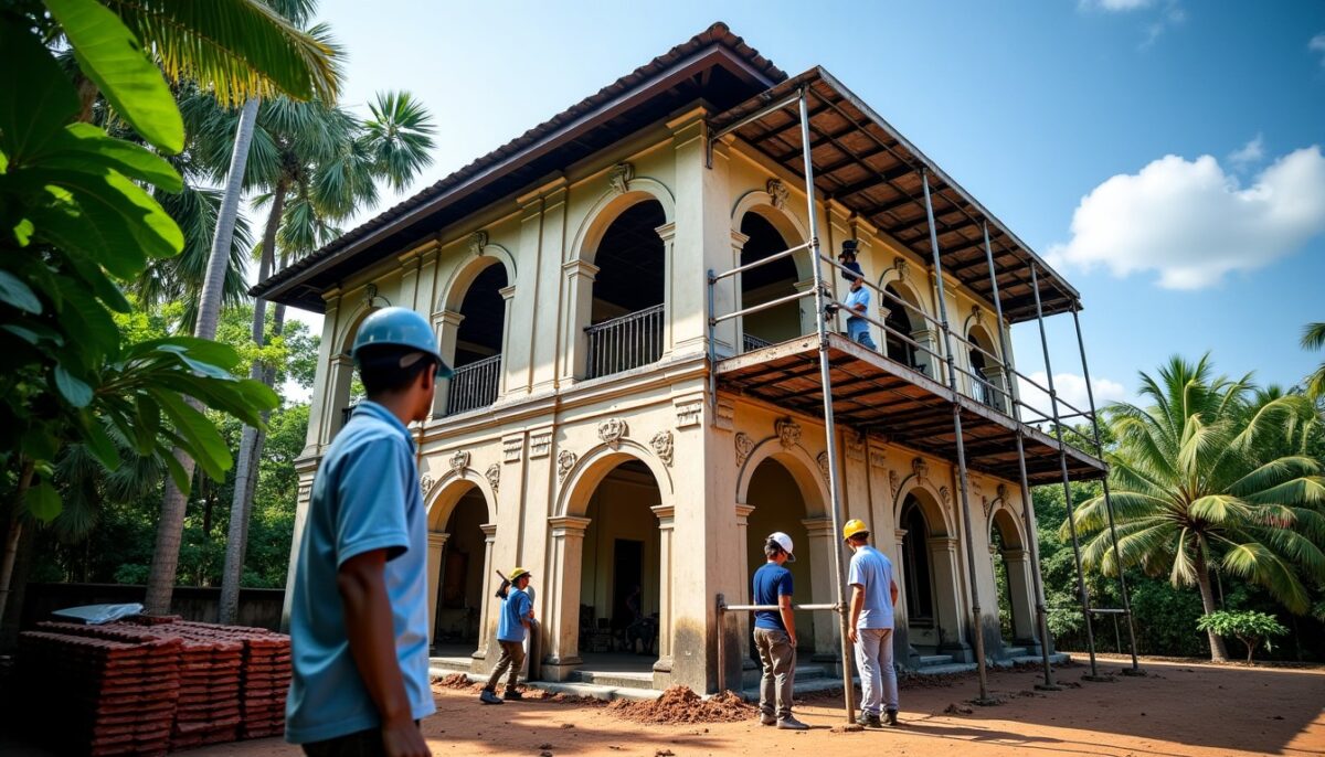 Les travaux de restauration de la maison historique de Raden Saleh à Cikini débutent