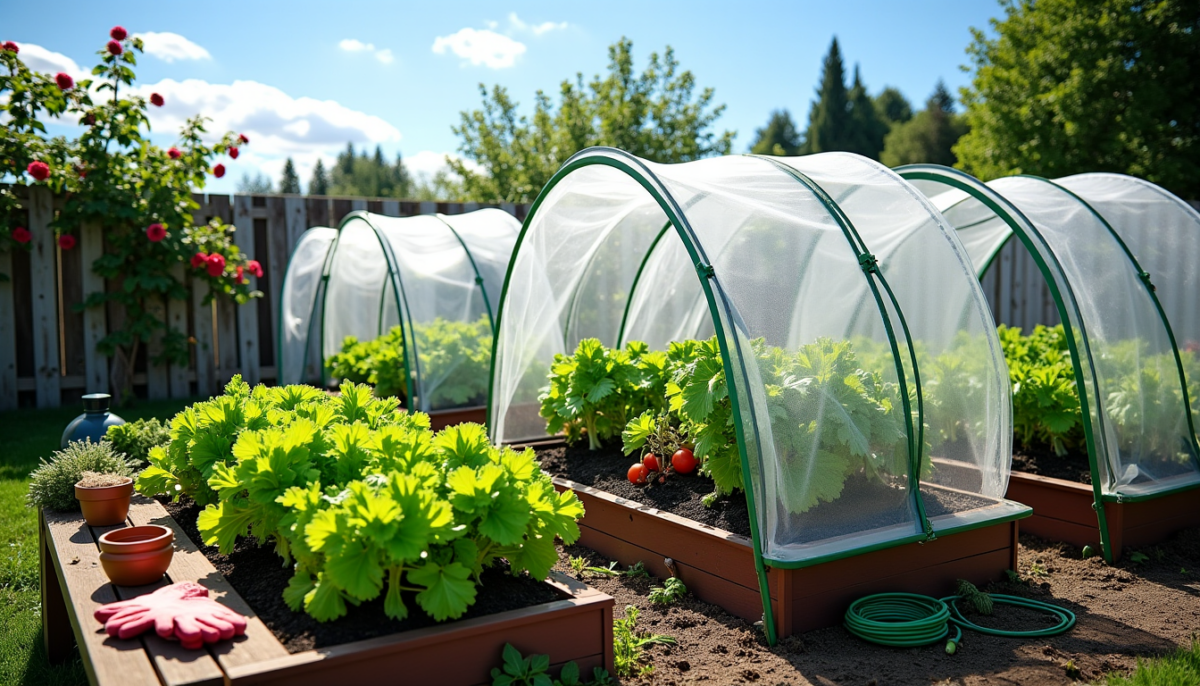 Budget filet potager : prix des structures, filets et accessoires